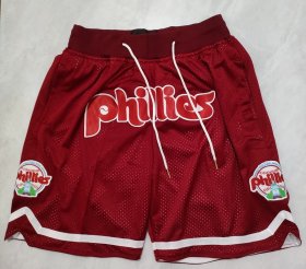 Men\'s Philadelphia Phillies Red Just Don Shorts Shorts