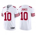 Men's San Francisco 49ers #10 Mac Jones White 2025 Vapor Untouchable Limited Football Stitched Jersey Cheap