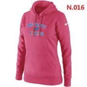 Wholesale Cheap Women's Nike Detroit Lions Heart & Soul Pullover Hoodie Pink