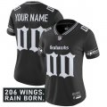 Women's Seattle Seahawks Active Player Custom Black 2025 F.U.S.E. 'Gothic Rain City Shadows Edition' Vapor Untouchable Limited Football Stitched Jersey Cheap Wholesale