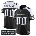 Men's Seattle Seahawks Active Player Custom Black Alternate 2025 F.U.S.E. 'Gothic Rain City Shadows Edition' Vapor Limited Stitched Jersey Cheap Wholesale