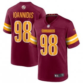 Wholesale Cheap Men\'s Washington Commanders #98 Matt Ioannidis 2022 Burgundy Game Stitched Jersey