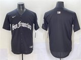 Cheap Men's San Francisco Giants Blank Black 'Gothic Fog Edition' Vapor Premier Limited Stitched Jersey