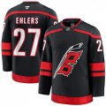 Cheap Men's Carolina Hurricanes #27 Nikolaj Ehlers Black 2024-25 Home Stitched Hockey Jersey