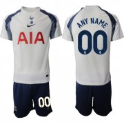 Cheap Men's Tottenham Hotspur Custom 2025-26 White Home Soccer Jersey Suit