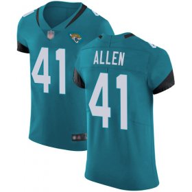 Wholesale Cheap Nike Jaguars #41 Josh Allen Teal Green Alternate Men\'s Stitched NFL Vapor Untouchable Elite Jersey