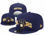 Milwaukee Brewers 2025 Stitched Snapback Hats 0018 Cheap Wholesale