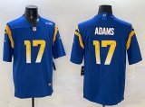 Men's Los Angeles Rams #17 Davante Adams Blue 2024 Vapor Untouchable Football Stitched Jersey Cheap