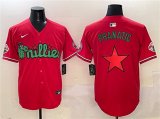 Cheap Men's Philadelphia Phillies Red Phanatic Limited Stitched Jersey
