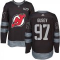 Wholesale Cheap Adidas Devils #97 Nikita Gusev Black 1917-2017 100th Anniversary Stitched NHL Jersey