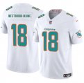 Cheap Men's Miami Dolphins #18 Nick Westbrook-Ikhine White 2025 Draft F.U.S.E. Vapor Limited Football Stitched Jersey
