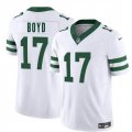 Cheap Men's New York Jets #17 Kris Boyd White 2025 F.U.S.E. Vapor Untouchable Limited Football Stitched Jersey