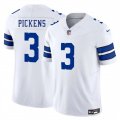 Men's Dallas Cowboys #3 George pickens White 2025 F.U.S.E. Vapor Untouchable Limited Football Stitched Jersey Cheap