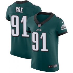 Wholesale Cheap Nike Eagles #91 Fletcher Cox Midnight Green Team Color Men\'s Stitched NFL Vapor Untouchable Elite Jersey