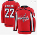 Cheap Men's Washington Capitals#22 Brandon Duhaime Red 2024-25 Home Stitched Hockey Jersey