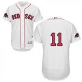 Wholesale Cheap Red Sox #11 Rafael Devers White Flexbase Authentic Collection 2018 World Series Stitched MLB Jersey