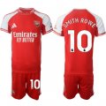 Men's Arsenal F.C #10 Emile Smith Rowe Red 2025 Home Soccer Jersey Suit Cheap