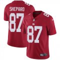 Wholesale Cheap Nike Giants #87 Sterling Shepard Red Alternate Men's Stitched NFL Vapor Untouchable Limited Jersey