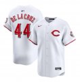 Men's Cincinnati Reds #44 Elly De La Cruz White 2025 Home Limited Stitched Baseball Jersey Cheap