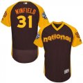 Wholesale Cheap Padres #31 Dave Winfield Brown Flexbase Authentic Collection 2016 All-Star National League Stitched MLB Jersey