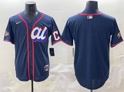 Cheap Men's American League Cleveland Guardians Blank Navy 2025 All-Star Edition Limited Stitched Baseball Jersey