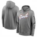 Cheap Men's San Francisco Giants Heather Charcoal 2025 City Connect French Terry Club Pullover Hoodie