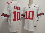 Men's Ohio State Buckeyes #10 Julian Sayin White 2025 F.U.S.E. Limited Stitched Jersey Cheap Wholesale