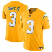 Cheap Men's Los Angeles Chargers #3 Derwin James Jr. Gold 2025 F.U.S.E. Alternate Vapor Limited Football Stitched Jersey
