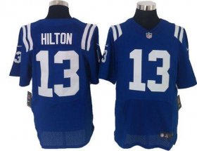 Wholesale Cheap Nike Colts #13 T.Y. Hilton Royal Blue Team Color Men\'s Stitched NFL Elite Jersey