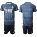 Cheap Men's Real Madrid Custom 2025-26 Navy Away Soccer Jersey Suit