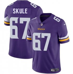 Men\'s Minnesota Vikings #67 Justin Skule Purple 2025 Vapor Untouchable Limited Football Stitched Jersey Cheap