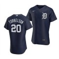 Wholesale Cheap Men's Detroit Tigers #20 Spencer Torkelson Navy Flex Base Stitched Jersey