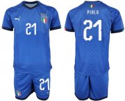 Wholesale Cheap Italy #21 Pirlo Home Soccer Country Jersey