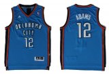 Wholesale Cheap Oklahoma City Thunder #12 Steven Adams Revolution 30 Swingman Blue Jersey