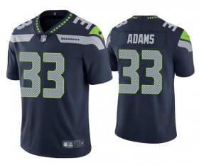 Wholesale Cheap Men\'s Seattle Seahawks #33 Jamal Adams Navy Blue 2020 Vapor Untouchable Stitched NFL Nike Limited Jersey