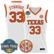 Cheap Men's Texas Longhorns #33 Kamie Ethridge White 2025 Sec Women