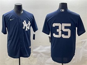 Men\'s New York Yankees #35 Cody Bellinger Navy Cool Base Stitched Baseball Jersey Cheap