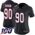 Wholesale Cheap Nike Falcons #90 Marlon Davidson Black Alternate Women's Stitched NFL 100th Season Vapor Untouchable Limited Jersey