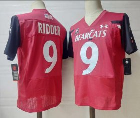 Wholesale Cheap Men\'s Cincinnati Bearcats #9 Desmond Ridder Alumni Red NCAA Jersey College Football