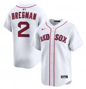 Cheap Men's Boston Red Sox #2 Alex Bregman White 2024 Home Limited Stitched Baseball Jersey