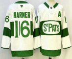 Cheap Men's Toronto Maple Leafs #16 Mitch Marner White St Pats Authentic Jersey