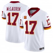 Cheap Men's Washington Commanders #17 Terry McLaurin White 2025 F.U.S.E. With 4-star C Patch Throwback Vapor Limited Football Stitched Jersey