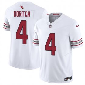 Cheap Men\'s Arizona Cardinals #4 Greg Dortch White 2024 F.U.S.E. Vapor Untouchable Limited Stitched Football Jersey