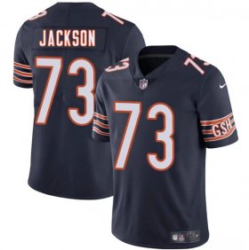 Men\'s Chicago Bears #73 Jonah Jackson Navy 2025 Vapor Football Stitched Jersey Cheap