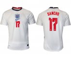 Wholesale Cheap Men 2020-2021 European Cup England home aaa version white 17 Nike Soccer Jersey