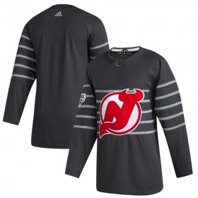 Wholesale Cheap Men\'s New Jersey Devils Adidas Gray 2020 NHL All-Star Game Authentic Jersey