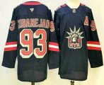 Cheap Men's New York Rangers #93 Mika Zibanejad Navy Reverse Retro Authentic Jersey