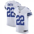 Wholesale Cheap Nike Cowboys #22 Emmitt Smith White Men's Stitched NFL Vapor Untouchable Elite Jersey
