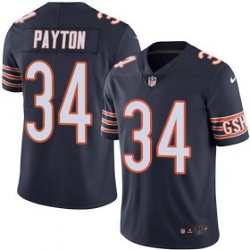 Wholesale Cheap Nike Bears #34 Walter Payton Navy Blue Team Color Men\'s Stitched NFL Vapor Untouchable Limited Jersey