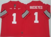 Cheap Men's Ohio State Buckeyes #1 Buckeyes Red 2025 F.U.S.E. Limited Stitched Jersey